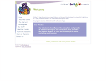 Tablet Screenshot of childrensmagicmoments.com